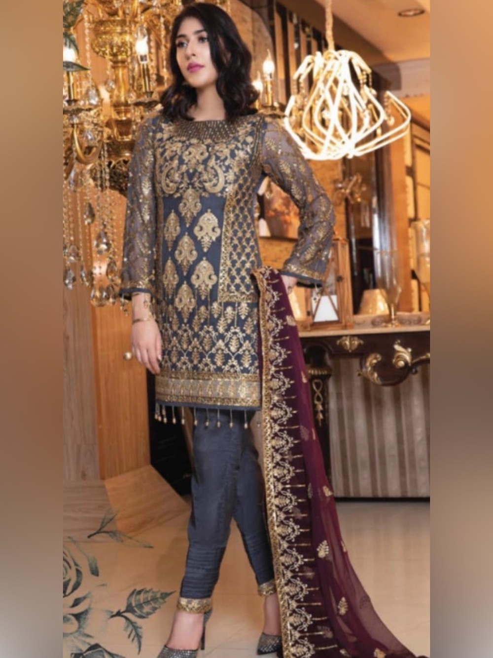 Pakistani designer suit